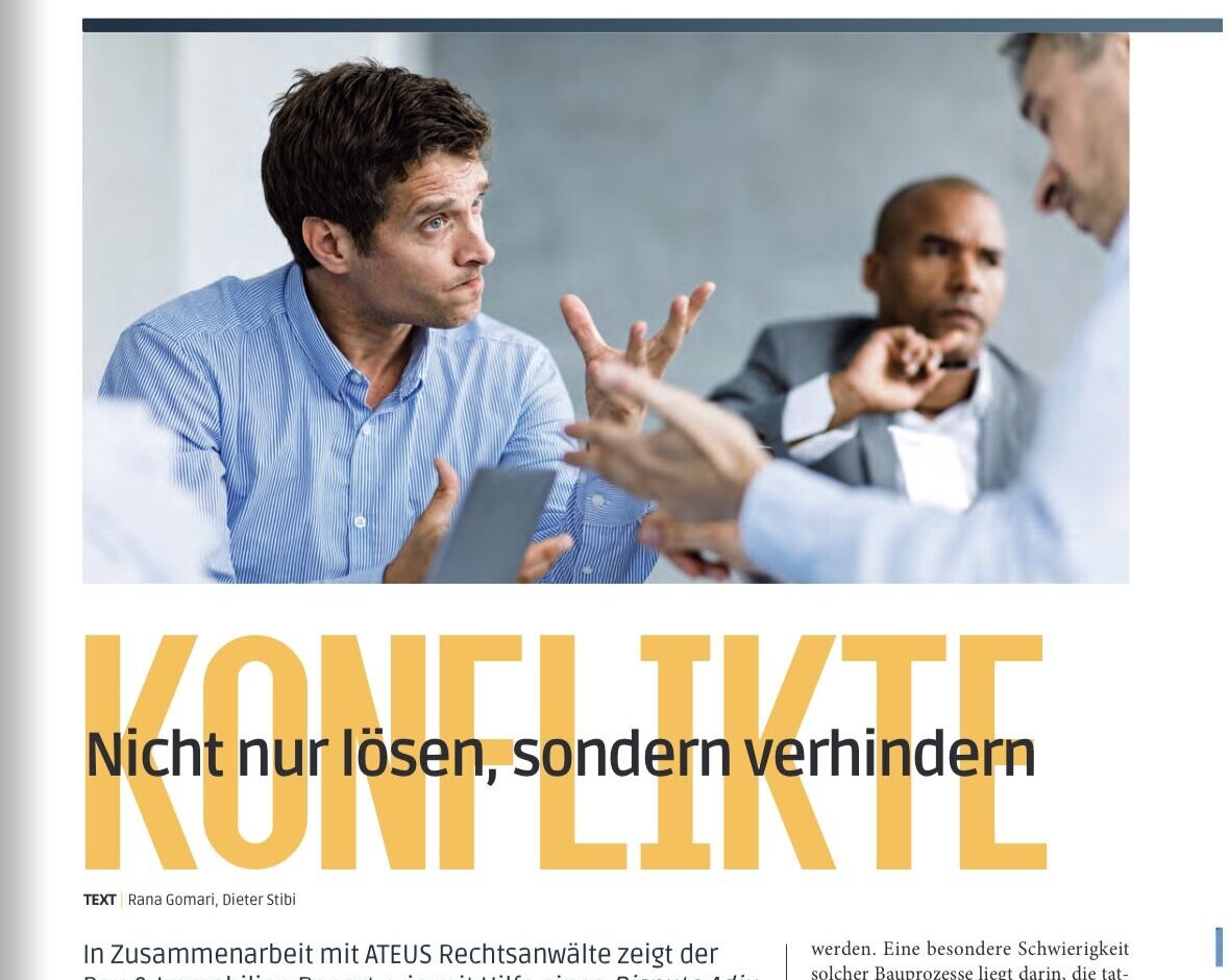 Konfliktmanagement bei Bauvorhaben: Das Dispute Avoidance and Adjudication Board