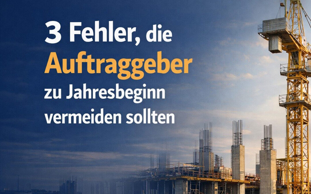 Drei baurechtliche Fehler